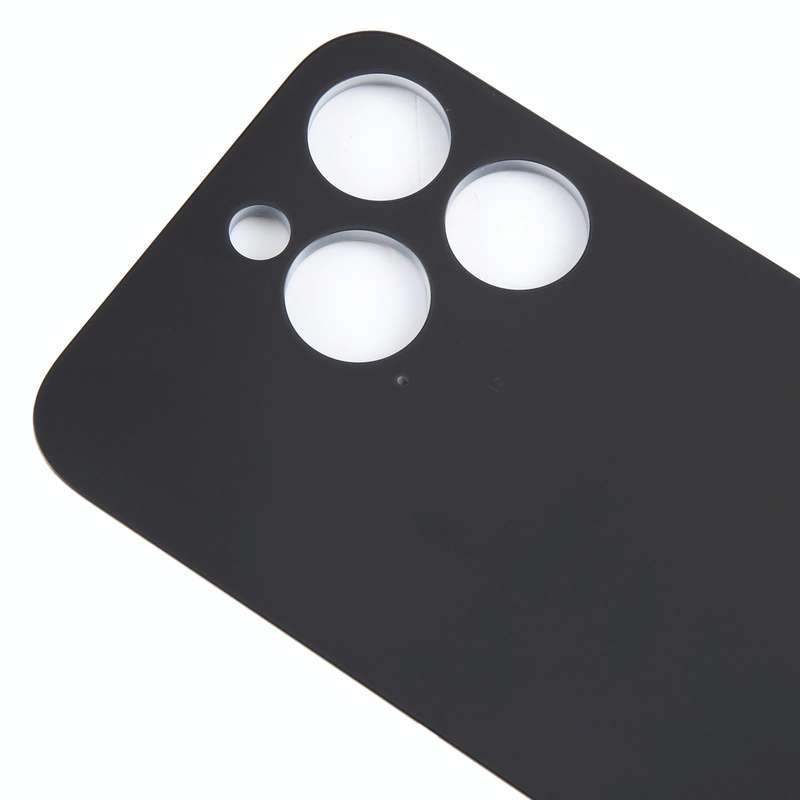 For iPhone 15 Pro Easy Replacement Big Camera Hole Glass Back Battery Cover(Blue)