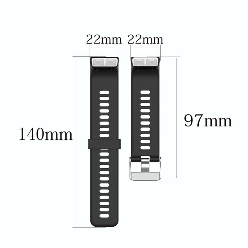 For Garmin ForeAthlete 35J / Forerunner 35J Silicone Watch Band(Black)