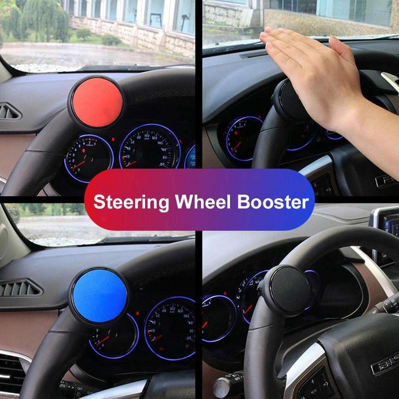 Creative Car Steering Wheel Auxiliary Booster (Blue)