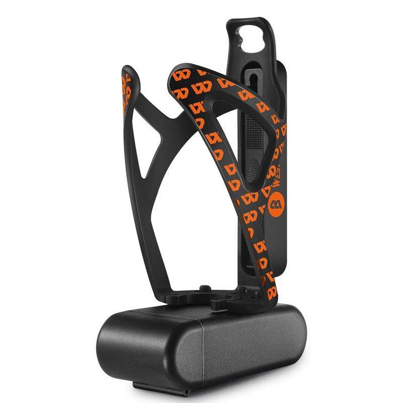 WEST BIKING Bicycle Multifunctional Bottle Cage Tire Lever Tool Box(Black Orange)