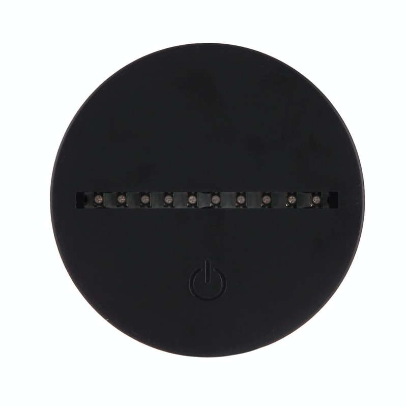 Electric Guitar Shape 3D Touch Switch Control LED Light , 7 Color Discoloration Creative Visual S...