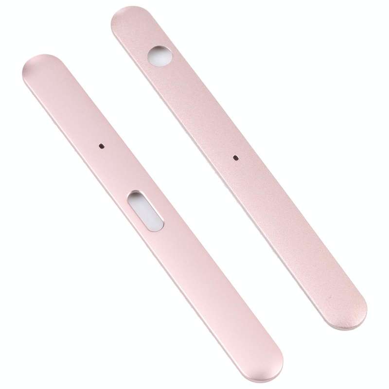 1 Pair Upper and Lower Part Sidebar For Sony Xperia XZ1(Gold)