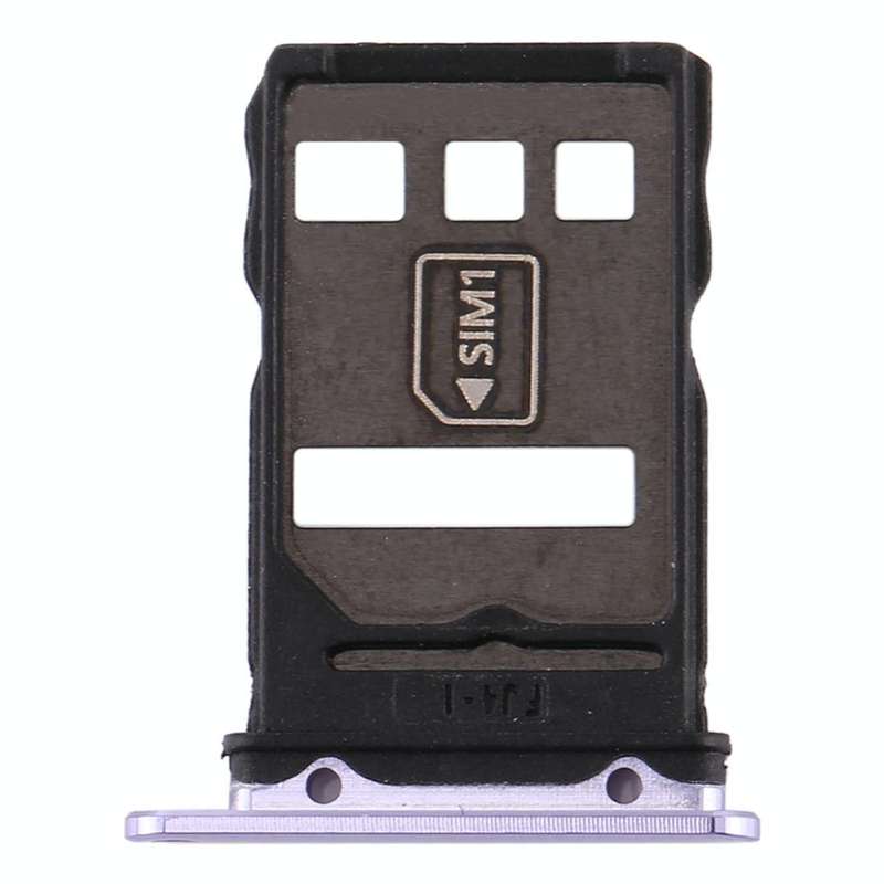 Original SIM Card Tray + NM Card Tray for Huawei Mate 30(Purple)