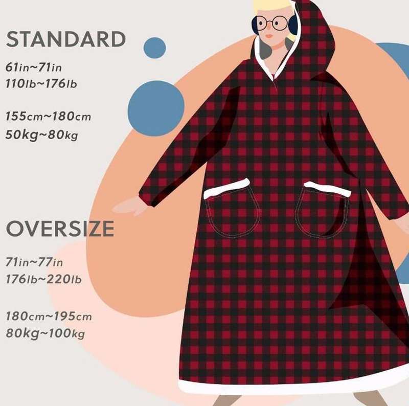 Lazy Blanket Lambswool TV Blanket Wearable Blanket, Size: Length 120CM(Black)