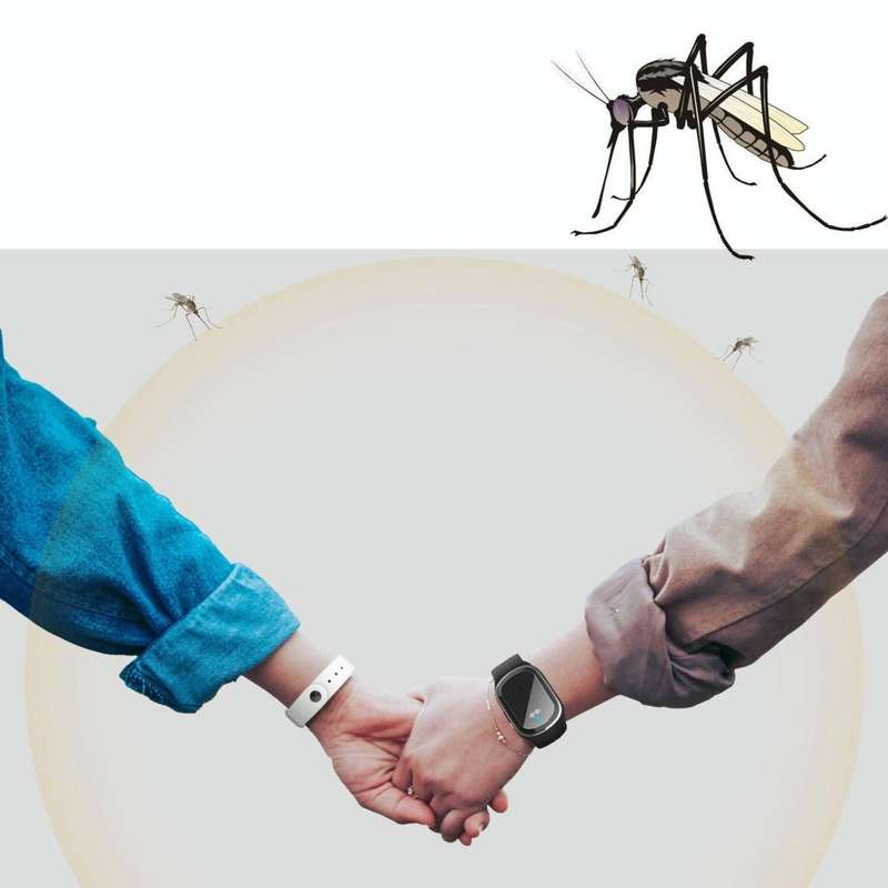 Smart Ultrasonic Mosquito Repellent Bracelet