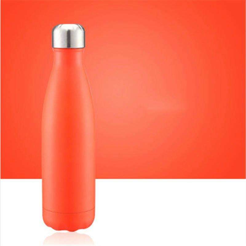 Thermal Cup Vacuum Flask Heat Water Bottle Portable Stainless Steel Sports Kettle, Capacity:500ml...