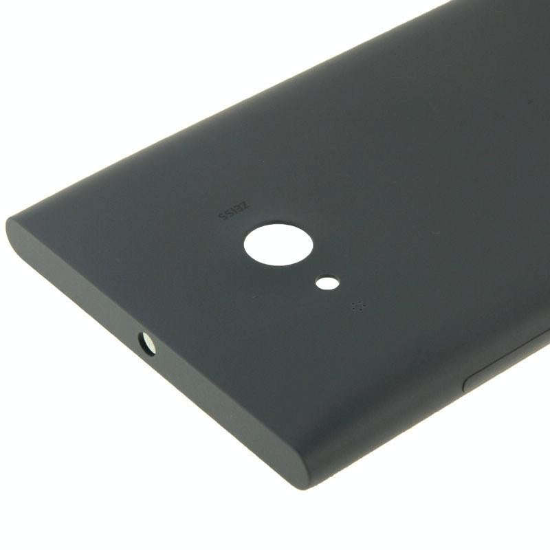 Solid Color Plastic Battery  Back Cover for Nokia Lumia 730(Black)