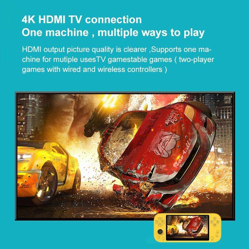 X20 LIFE Classic Games Handheld Game Console with 5.1 inch Screen & 8GB Memory, Support HDMI Outp...