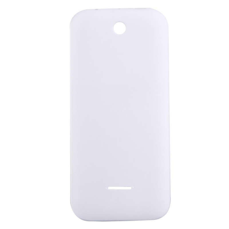 Solid Color Plastic Battery Back Cover for Nokia 225 (White)