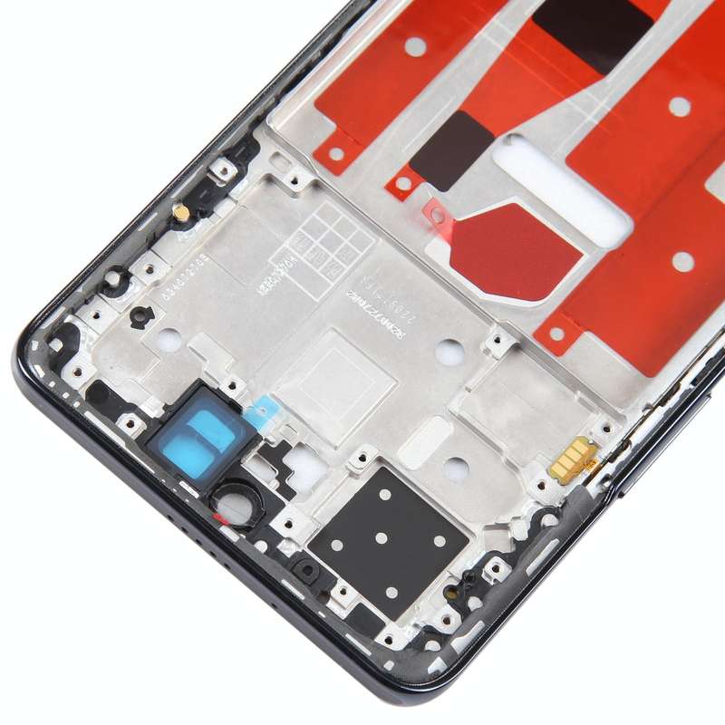 For Honor 60 Pro Front Housing LCD Frame Bezel Plate(Black)