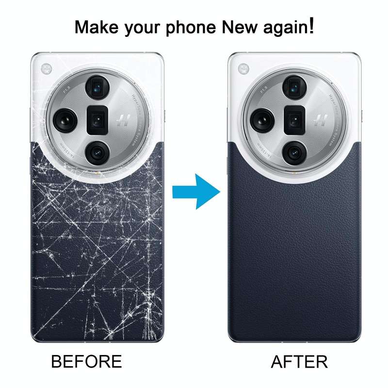 For OPPO Find X7 Ultra Original Battery Back Cover with Camera Lens Cover(Brown)