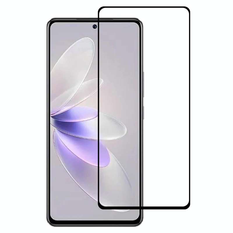 For vivo V27 / V27 Pro 3D Curved Edge Full Screen Tempered Glass Film