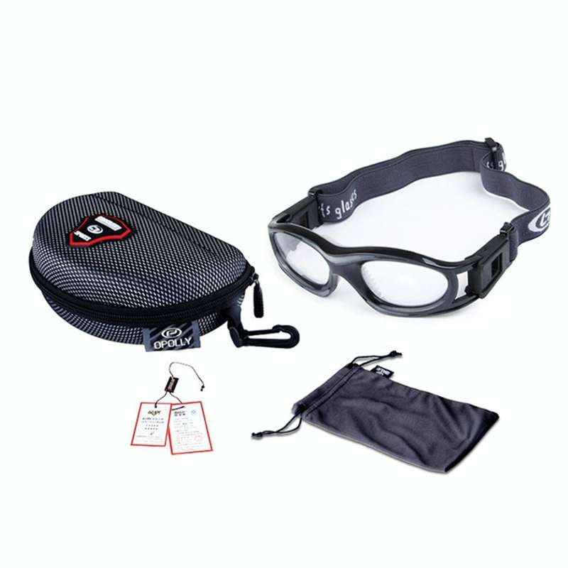 0860-01 Protective Sports Goggles Safety Basketball Glasses for Kids with Adjustable Strap(Blue)
