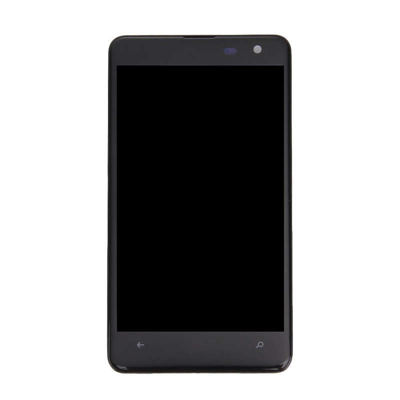 LCD Display + Touch Panel with Frame for Nokia Lumia 625 (Black)