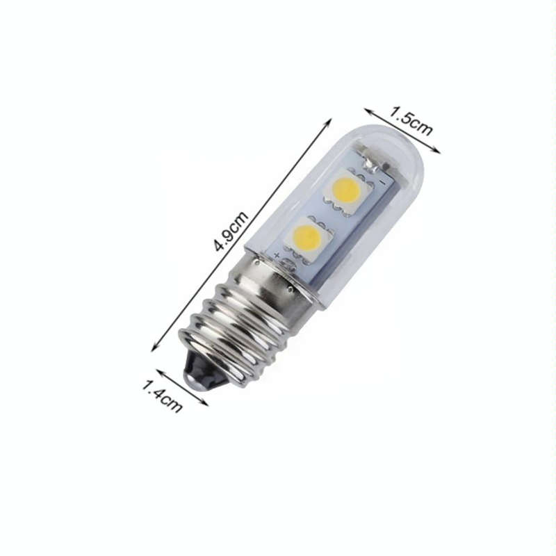 E14 screw light LED refrigerator light bulb 1W 220V AC 7 light SMD 5050 ampere LED light refriger...