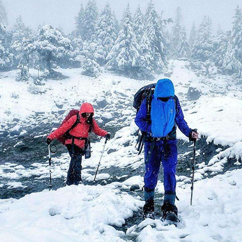 Folding Adjustable Crutch / Walking Stick with Compass, Height: 0.5-1.1m (Random Color Delivery)