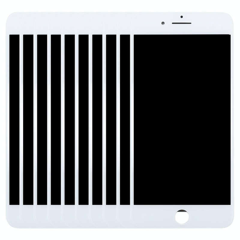 10 PCS TFT LCD Screen for iPhone 8 with Digitizer Full Assembly (White)