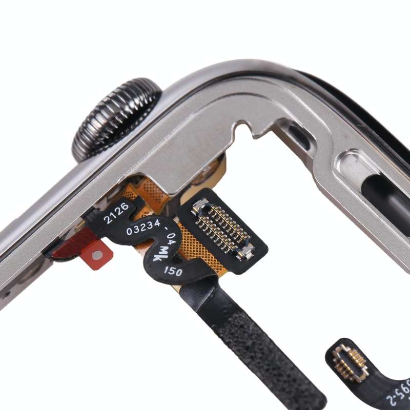 For Apple Watch Series 7 41mm Stainless Steel Middle Frame Bezel Plate with Loudspeaker / Power /...