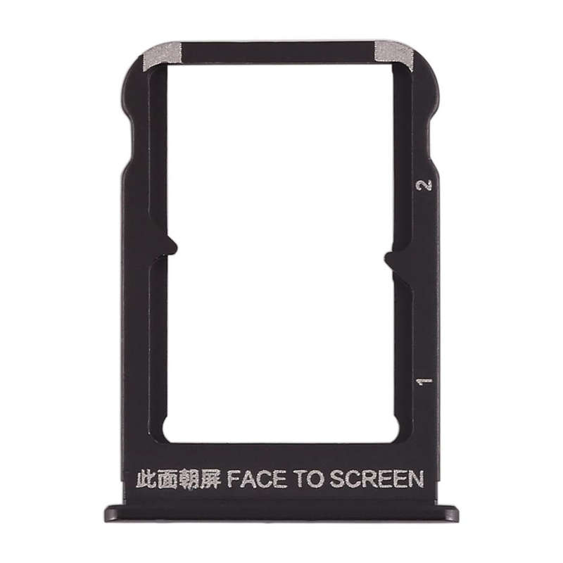 SIM Card Tray + SIM Card Tray for Xiaomi Mi Mix 3 (Black)
