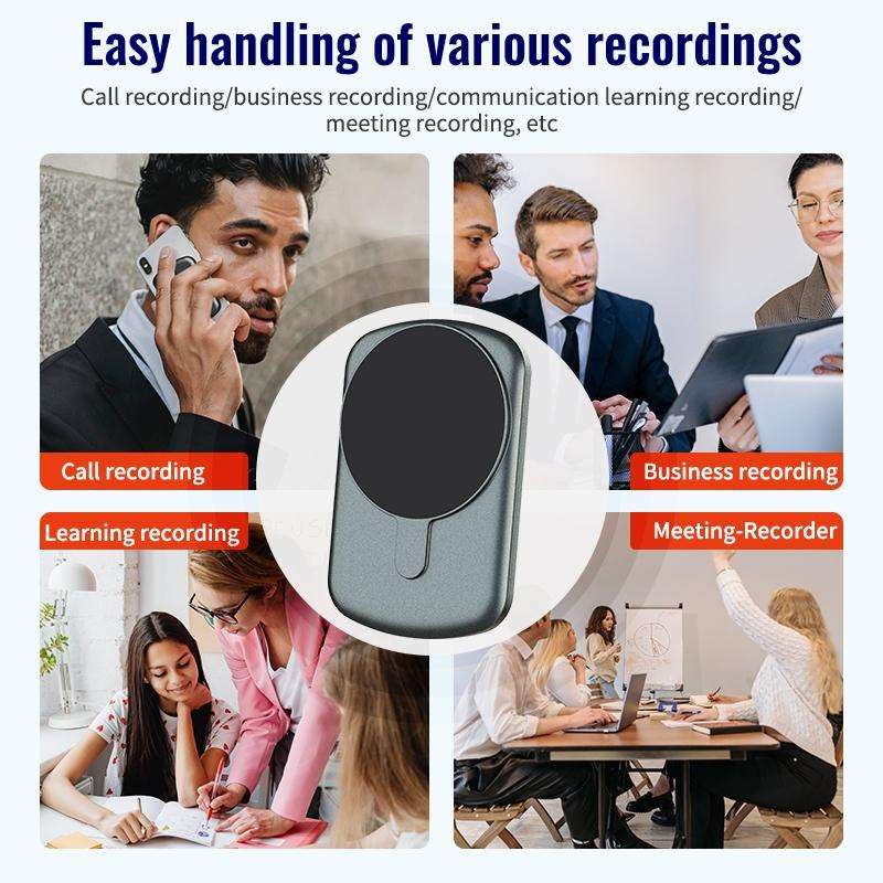 JNN A1 Strong Magnetic Mobile Call Voice Recorder, Memory:32GB(Black)
