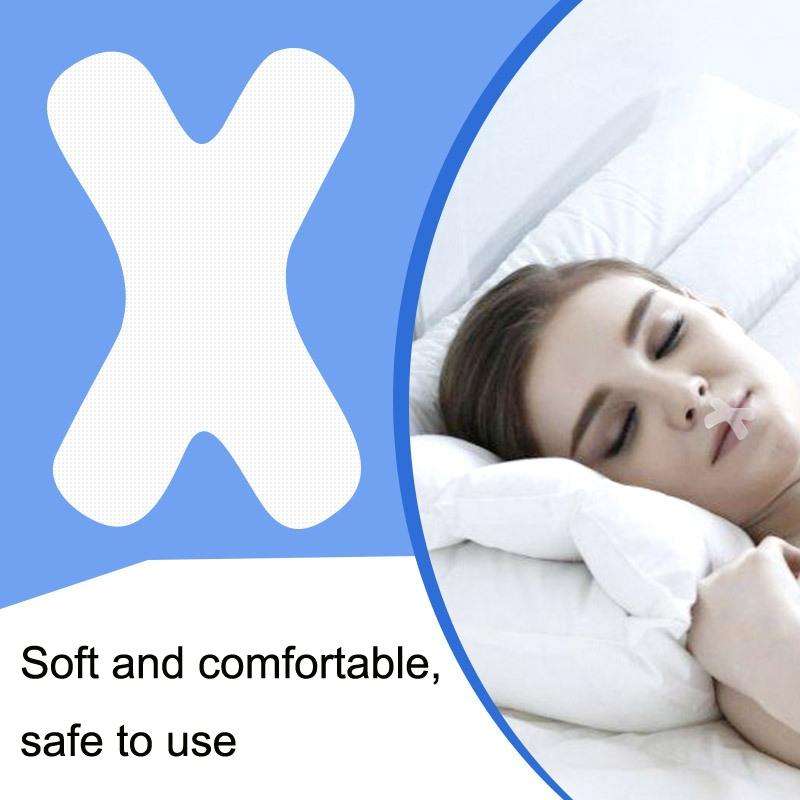 5 Sets Adult Child Night Anti Snoring Sticker Prevent Snoring(Transparent)