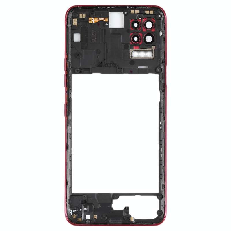 Middle Frame Bezel Plate for LG Q52 / K62 (Red)