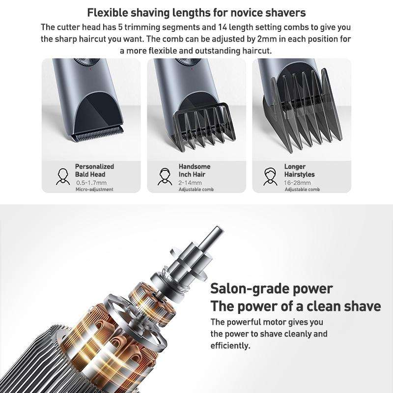 Original Xiaomi Mijia Hair Trimmer Clipper 2 Professional Clippers Titanium Alloy Blade Rechargea...