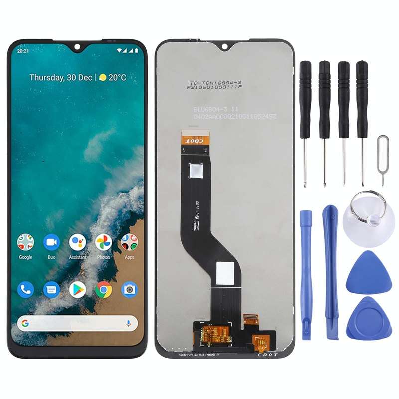 LCD Screen and Digitizer Full Assembly for Nokia G50 TA-1358 TA-1390 TA-1370 TA-1367 TA-1361(Black)