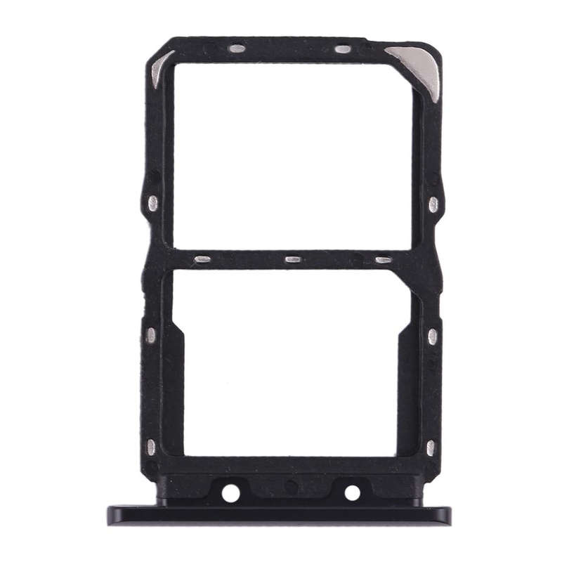 SIM Card Tray + NM Card Tray for Huawei Nova 5 (Black)