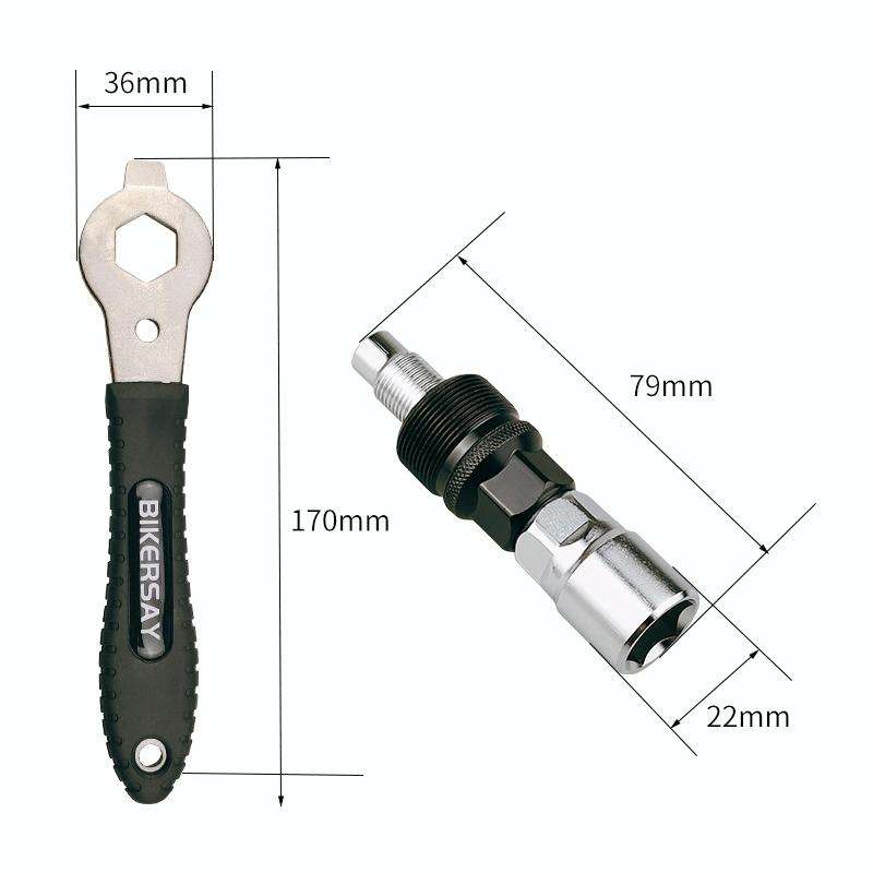 BIKERSAY Bicycle Disc Crank Rama Removal Tool, Model: BT015