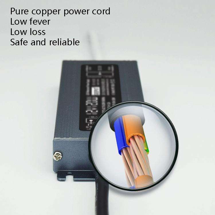 GEEPUT 220V Turn 12V LED Waterproof Power Supply Transformer, Model: 50A 600W