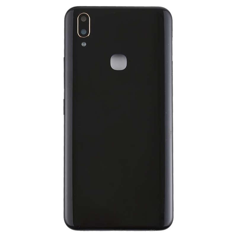For Vivo Y85 Back Cover with Camera Lens Side Keys (Black)