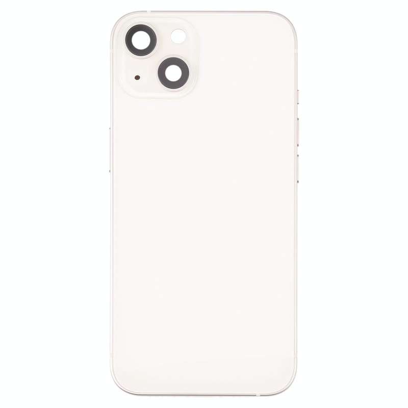 For iPhone 13 Battery Back Cover with Side Keys & Card Tray & Power + Volume Flex Cable & Wireles...