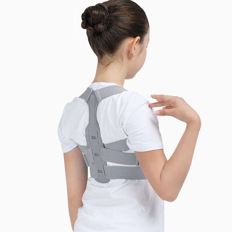 Humpback Correction Belt Back Posture Corrector, Specification: M(062 Child Gray)