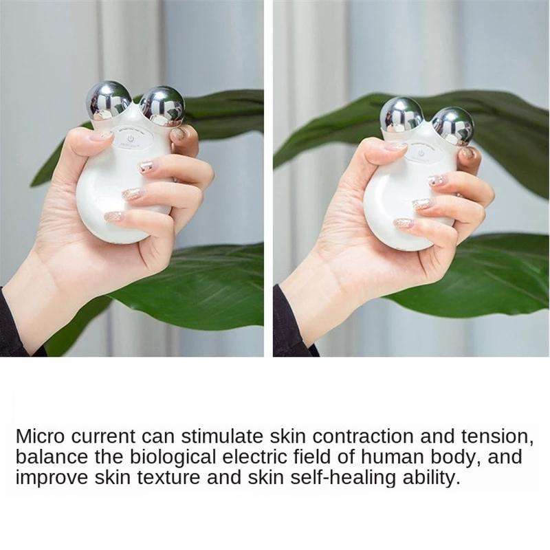 Household Micro-current Beauty Instrument (White)
