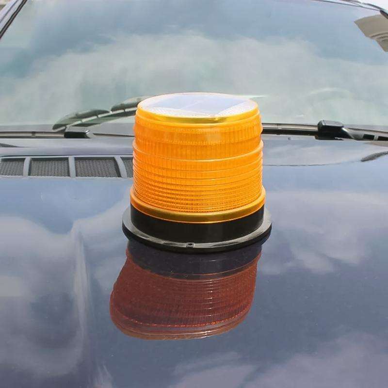 Car Solar Charging Warning Light (White)