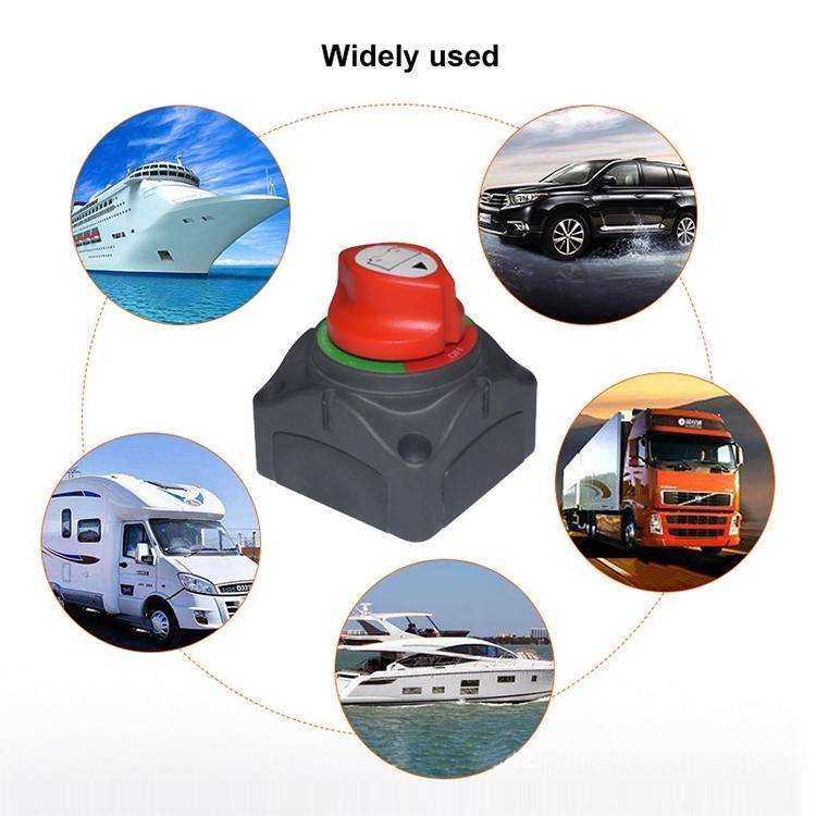 Car Auto RV Marine Boat Battery 3-level Current Distribution Selector Isolator Disconnect Rotary ...