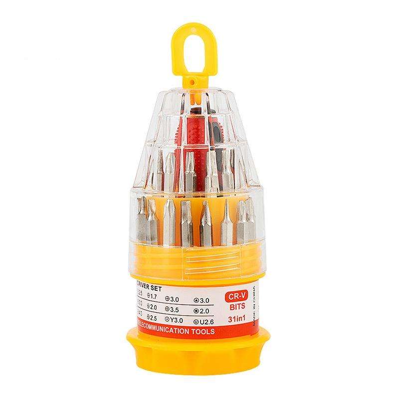 31 In 1 Small Screwdriver Cross Mobile Phone Repair Tool Pagoda Screwdriver Multifunctional Screw...