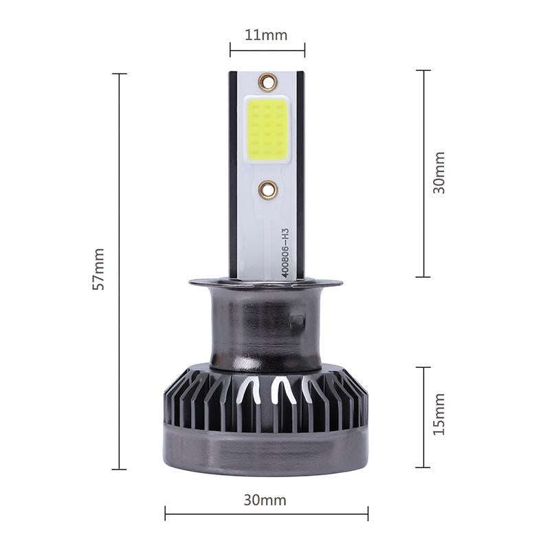 2 PCS H3 DC9-36V / 36W / 3000K / 6000LM IP68 Car / Motorcycle Mini COB LED Headlight Lamps / Fog ...