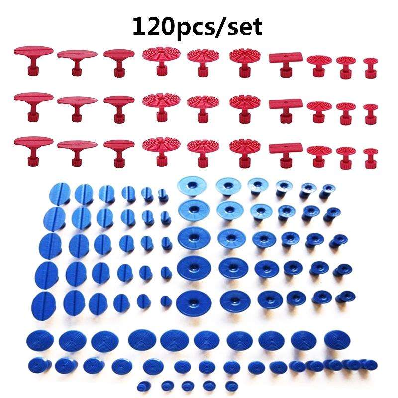 120 in 1 Auto PDR Plastic Ding Glue Tabs Paintless Dent Removal Car Repair Tools Kits Glue Puller...