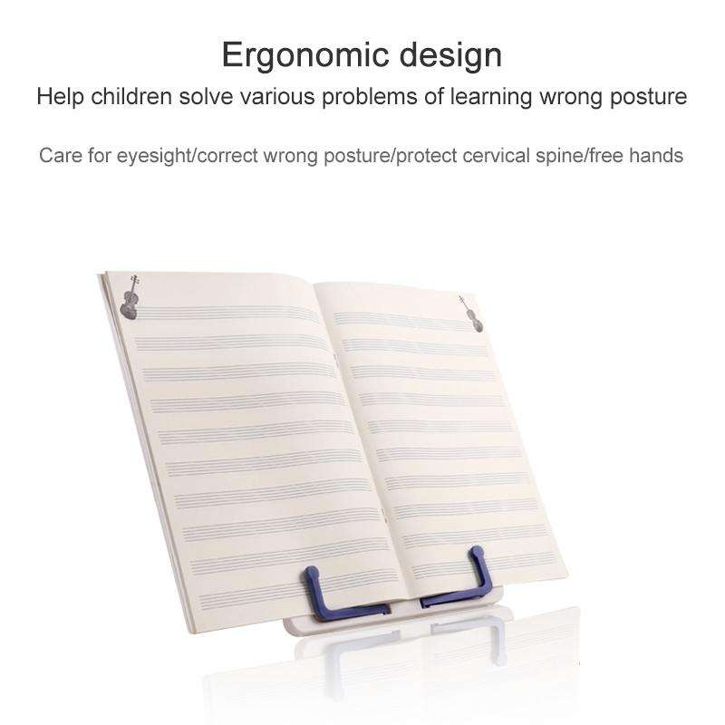 Portable Foldable Desktop Music Stand(White)