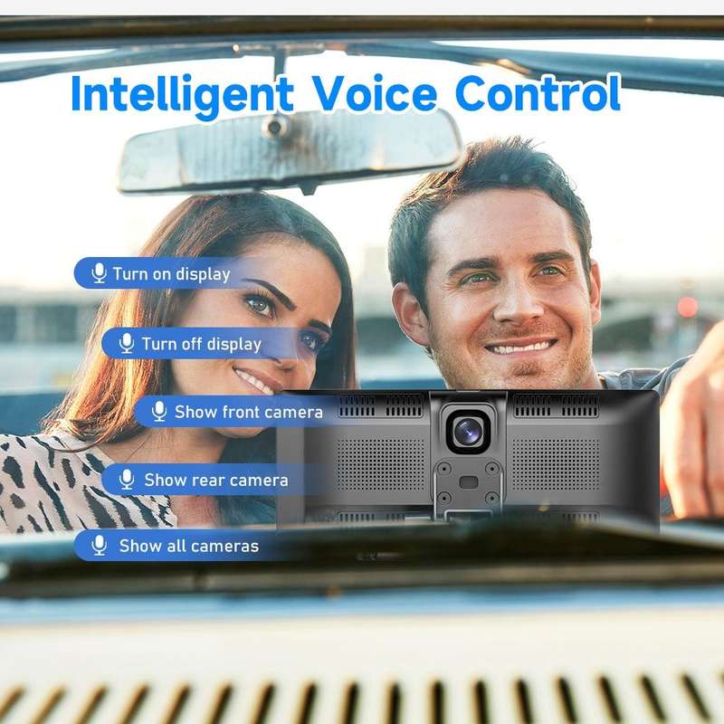A3073 HD Wired 9.3 Inch 1 To 1 Smart Player With Wireless Carplay Two-way Video Split-screen Disp...