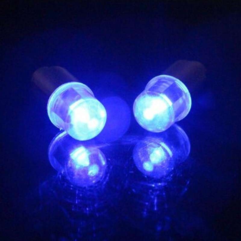 2 PCS Valve Cap Light Wheel Tyre Lamp With Battery for Car / Motorbike / Bike(Blue Light)
