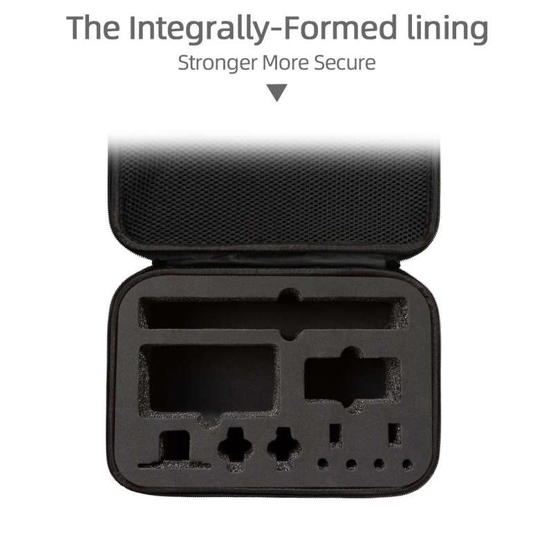 For DJI Osmo Action 3 Carrying Storage Case Bag,Size: 21.5 x 29.5 x 10cm(Black)