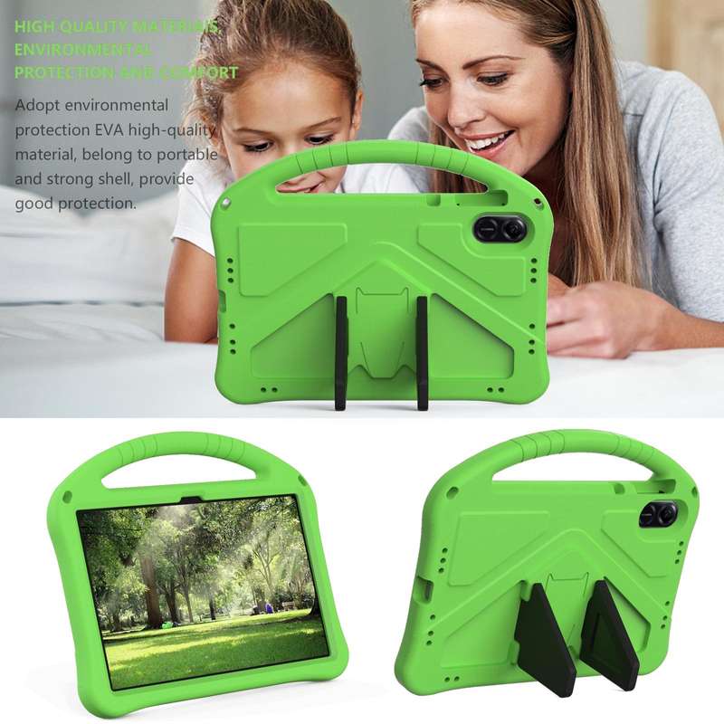 For Honor Pad X9 EVA Shockproof Tablet Case with Holder(Green)
