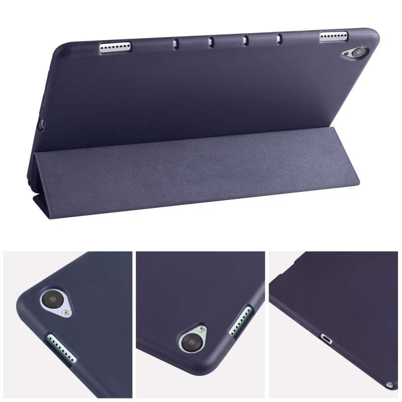 For Huawei MediaPad M6 10.8 inch 3-folding Horizontal Flip PU Leather + Shockproof Honeycomb TPU ...