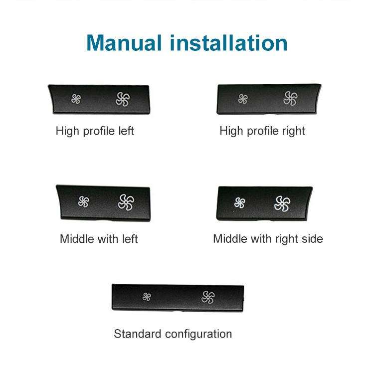 Car Wind Power Switch Air Conditioning Air Volume Button for BMW 5 Series 2011-2017 / 7 Series 20...