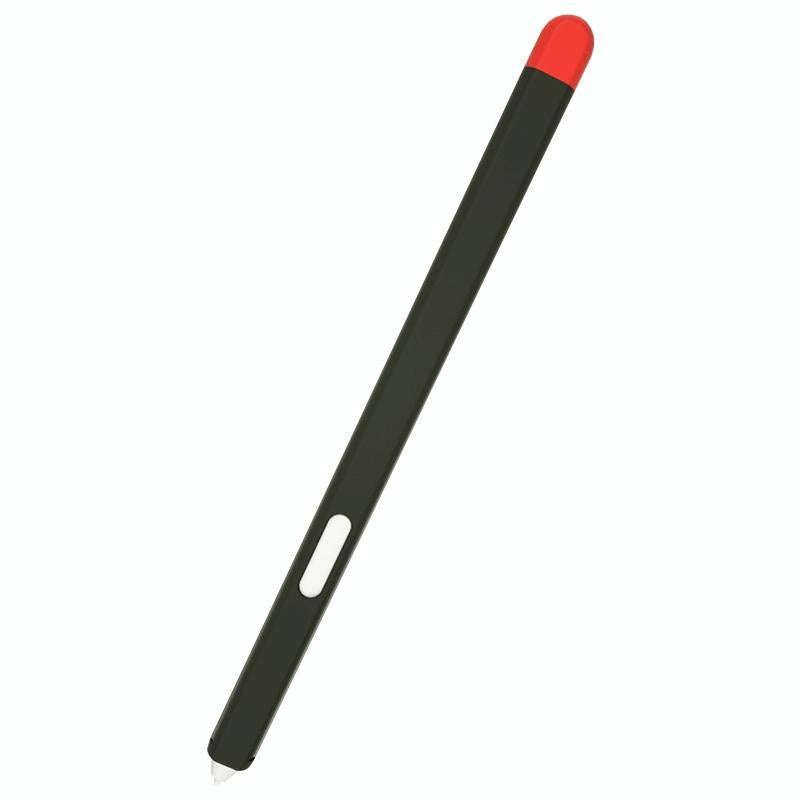 Contrast Color Stylus Pen Protective Case for Samsung Galaxy Tab S Pen(Black Red)