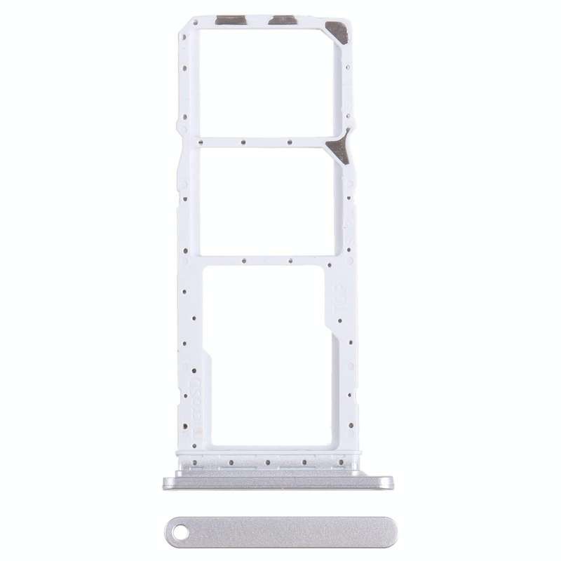 For Samsung Galaxy A05s SM-A057 Original SIM + SIM Card Tray + Micro SD Card Tray (Silver)