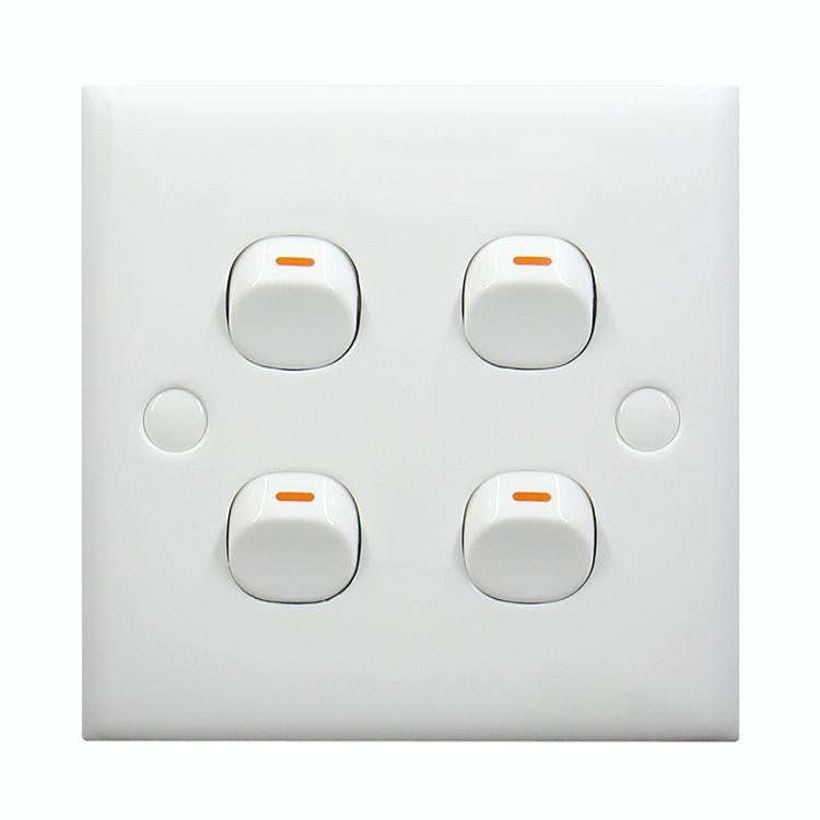 Electric Wall Switch (Size: 86 x 86mm)